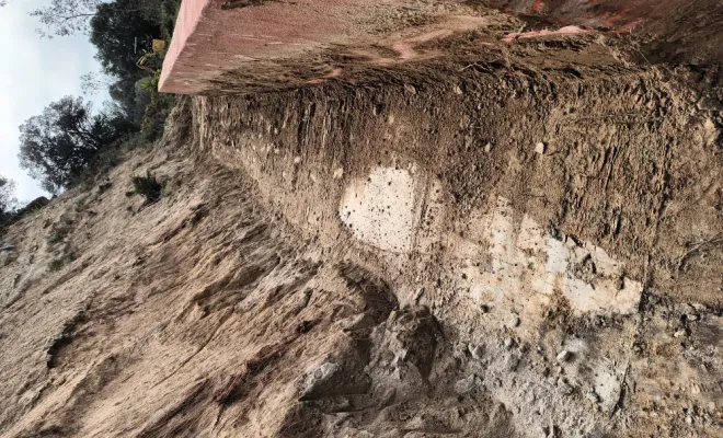 Chemin vu de l'autre côté